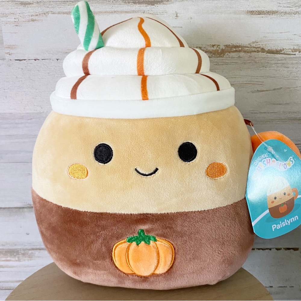 Squishmallows Brown and White Plush Toy